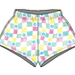 XOXO by Magpies All Over Checker French Terry Short