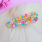 Flower Shop Resin Hair Clips