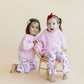 Christmas Candy Cane Kids & Baby Flare Pants | Pink