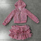 Pink Sequin 2 Piece Set 