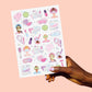 Spa Day Temporary Tattoos, Bday Gift, Goodie Bag