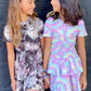 Simply Soft Smocked Ruffle Skirt - Cotton Candy Tie Dye