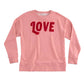 "LOVE" SWEATSHIRT, PINK