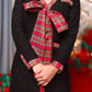 BC Tweed Tartan Bow Dress PRE-ORDER (Est. Ship 10/15)