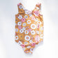 Boho Flower Power One Piece Swimsuit for Baby, Toddler and G