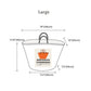 PomPom Straw Beach Bag, French Basket