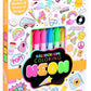 Kaleidoscope Coloring: Neon by Editors of Silver Dolphin Books
