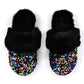 FIESTA SLIPPERS, BLACK