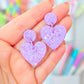 Grape Soda Resin Drop Earrings