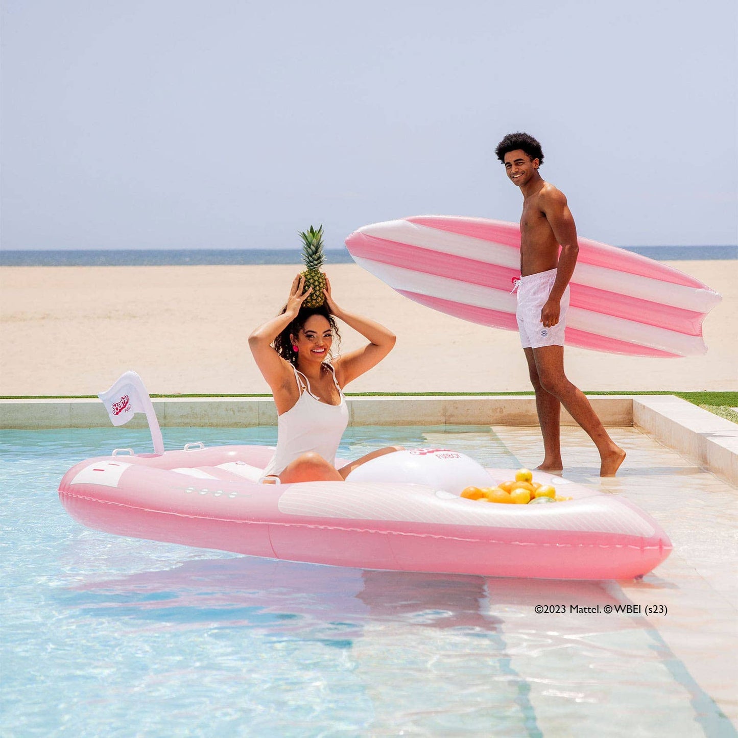 Barbie™ The Movie x FUNBOY Speed Boat Pool Float