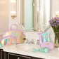 Mermaid Overnight Bag and Shell Cosmetic Bag