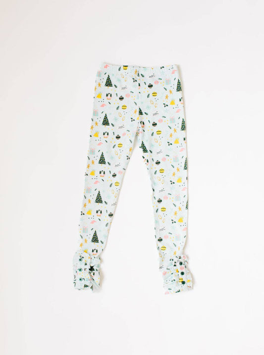 Leggings in Festive Scenes | girls clothing | tween | holiday | christmas