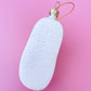 Pink Smiley Face Slipper Christmas Ornament