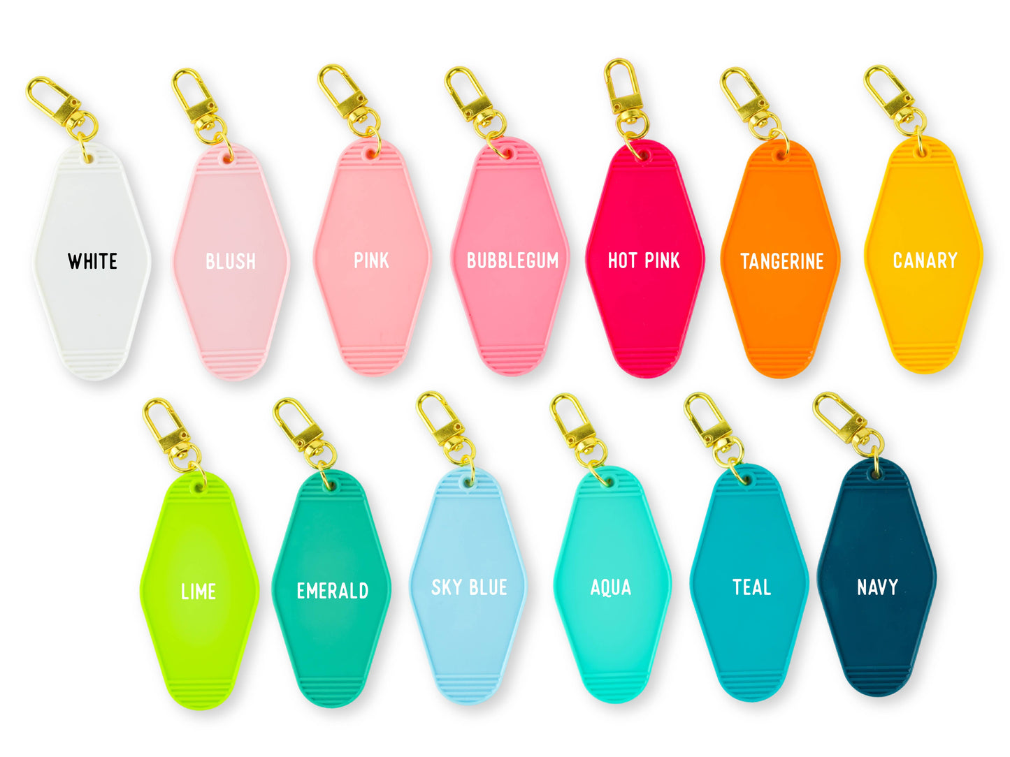 Colorful Motel Keychain | Choose Your Design