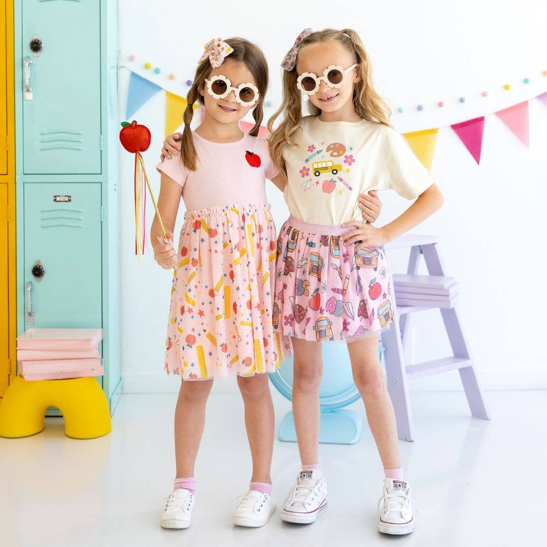 School Days Bow Clip - Back To School Kids Hair Clip