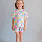 XOXO by Magpies All Over Checker French Terry Short