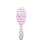 Glam Heart Print Round Hair Brush