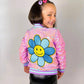 Purple Sequins Bomber Jacket