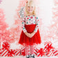Disco Christmas Long Sleeve Tutu Dress Kids Holiday