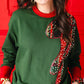 BC Green Holiday Plaid Bow Sweatshirt PRE-ORDER (Est Ship 11/21)