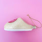 Pink Smiley Face Slipper Christmas Ornament