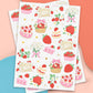 Strawberry Sweet Fruit Birthday Party Tattoos, Summer Picnic