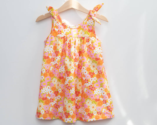 Summer Vintage Floral Dresses and Sets Baby and Toddler Girl