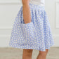 Pocket Skort in Purple Petals