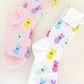 Easter Bunny Knit Rabbit Crew Socks