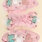 Hop Easter Bunny Beaded Top Knotted Headband
