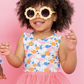 Kids + Baby Tulle Tutu Dress - Clementine Fruit Summer Dress