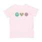 Peace, Love, Smile Short Sleeve T-Shirt - Kids Spring Tee