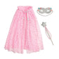 Superhero Cape Kit - Dress Up - Cape - Wand - Mask - Pretend