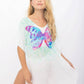 Butterfly Mint Splash Cover Up