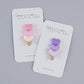Acrylic Hair Clip | Heart Lollipop
