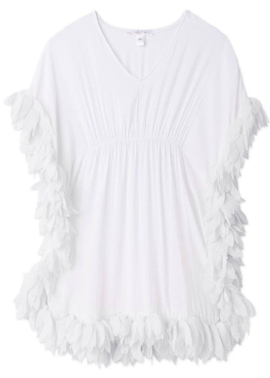 White Poncho White Petals