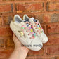Gold Star Beaded Laces Sneakers