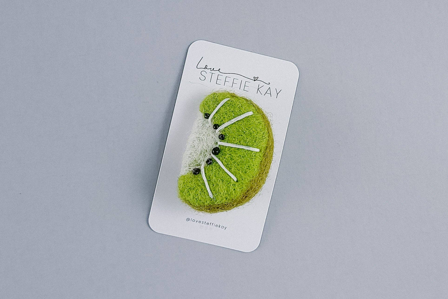 Felt Hair Clip | Kiwi