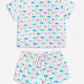 Simply Soft Short Sleeve Easy Tee & Short - Pastel Palms